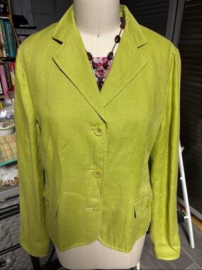 Talbots Lime Green Tailored Women's Blazer